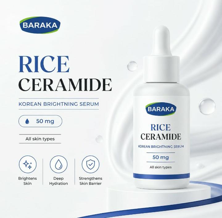 Rice Ceramide Korean Brightening Glass Skin Serum